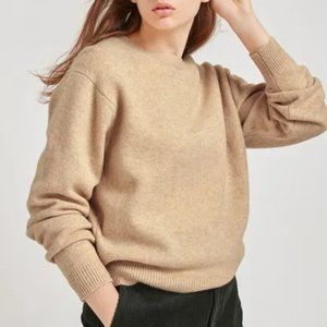NWT Uniqlo Women Premium Lambswool Crew Neck Sweater